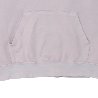 Nike Women’s Pink Pullover Hoodie L Logo Print Cotton Blend