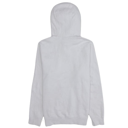 Nike Men's White Pullover Hoodie S Logo Fleece Sweatshirt
