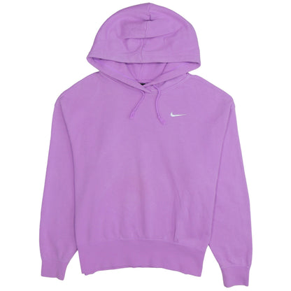 Nike Womens Lilac Pullover Hoodie Medium Cotton Blend Sweatshirt