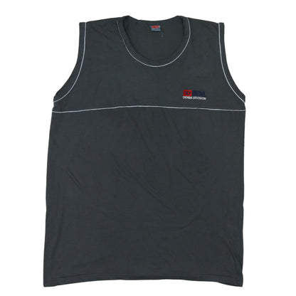 Diesel Men’s Black 2XL Sleeveless Cotton Crew Neck T-Shirt
