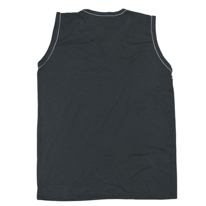 Diesel Men’s Black 2XL Sleeveless Cotton Crew Neck T-Shirt