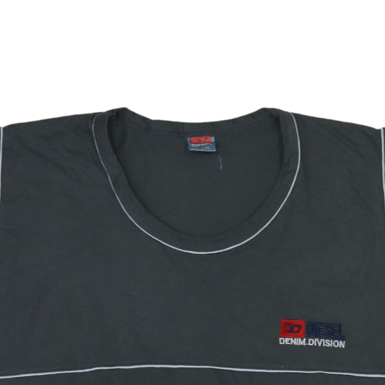 Diesel Men’s Black 2XL Sleeveless Cotton Crew Neck T-Shirt