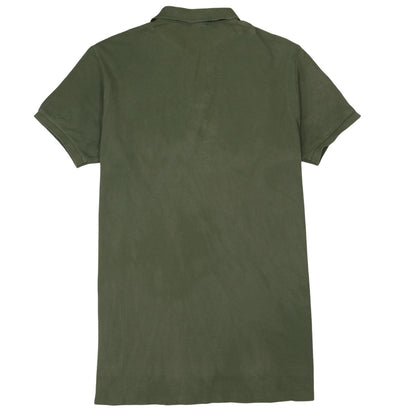 Ralph Lauren Men's Green Custom Fit Polo Shirt XL Cotton Classic Style