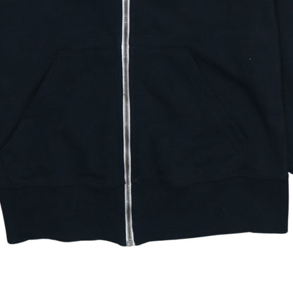 Reebok Women's Black Full Zip Hoodie Size L Cotton Blend