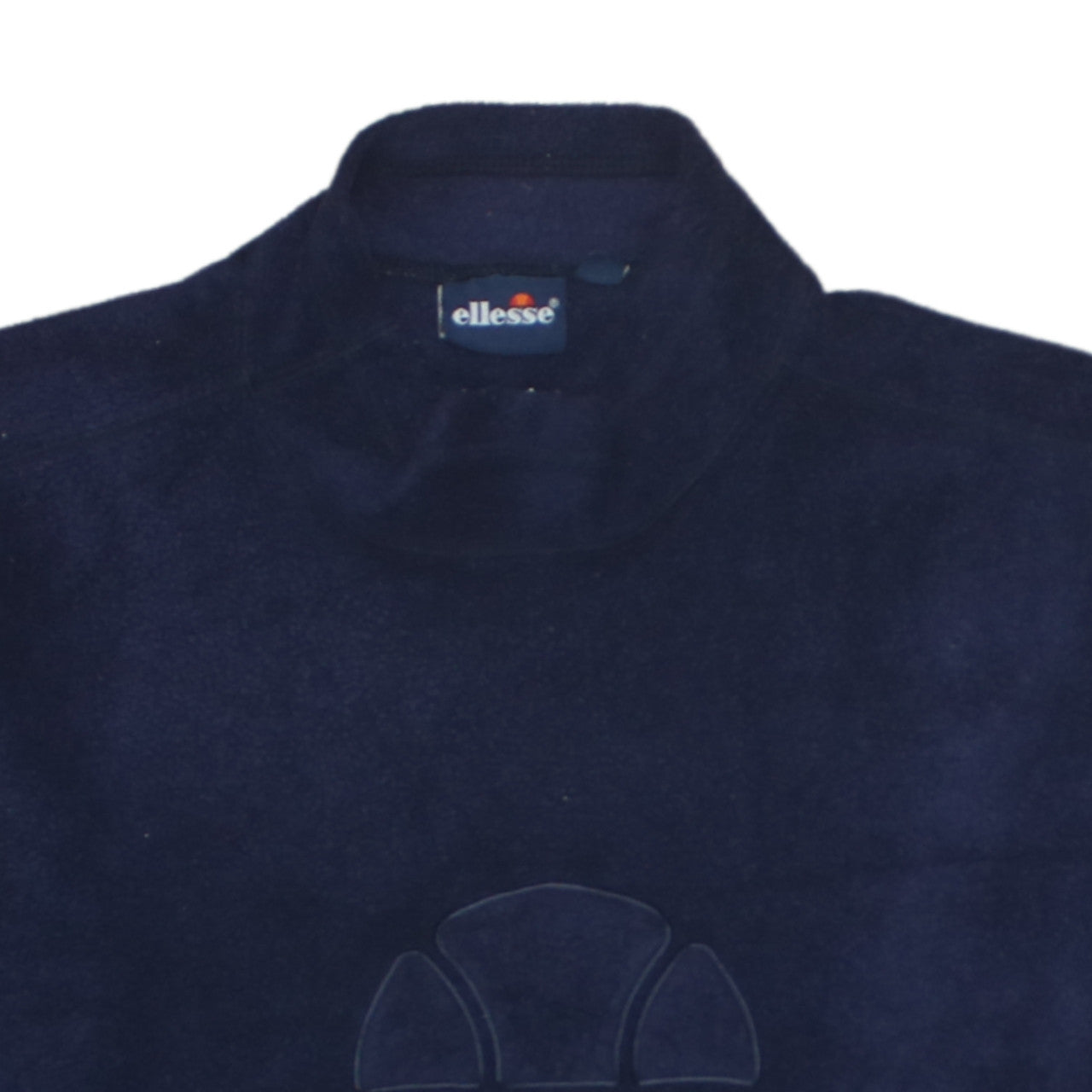 Ellesse Womens Navy Blue Fleece Pullover Sweatshirt Size S