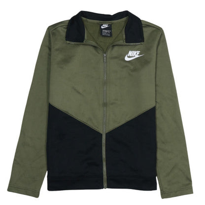 Nike Boys Khaki & Black Track Jacket XL 158-170cm Full Zip Activewear