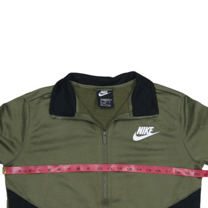 Nike Boys Khaki & Black Track Jacket XL 158-170cm Full Zip Activewear