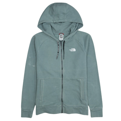 The North Face Women’s Green Full Zip Hoodie Size M - Hooded Sweatshirt