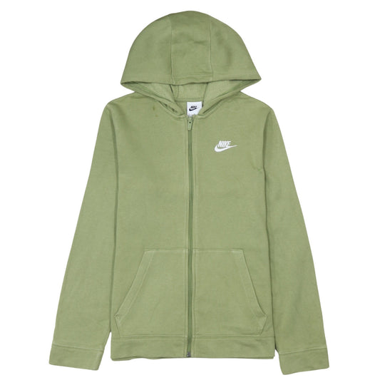 Nike Boys Green XL Full Zip Fleece Hoodie