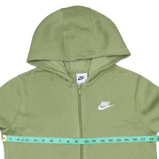 Nike Boys Green XL Full Zip Fleece Hoodie