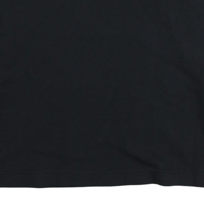 Puma Men's Black Roll Neck Long Sleeve Cotton T-Shirt Size M