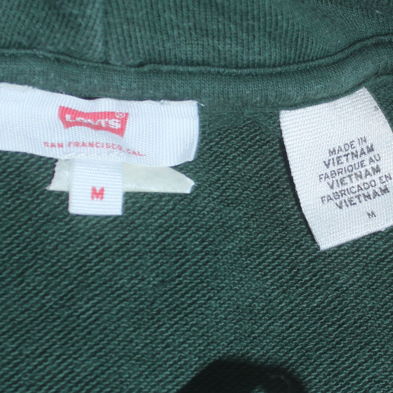 Levi Strauss & Co. Womens Green Medium Pullover Sweatshirt