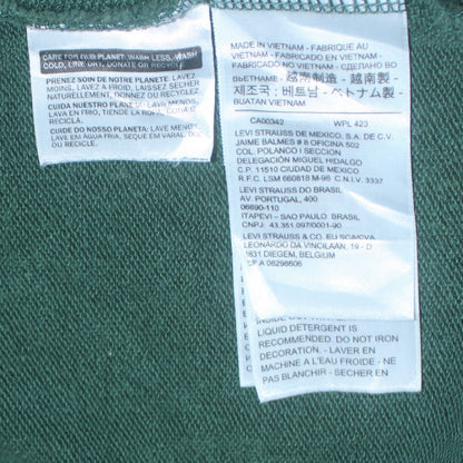 Levi Strauss & Co. Womens Green Medium Pullover Sweatshirt