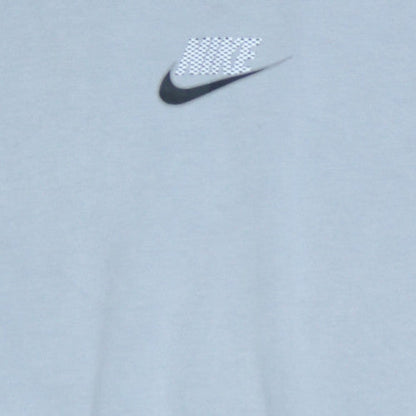 Nike Women Blue Pullover Sweatshirt Loose Fit L Logo Crew Neck