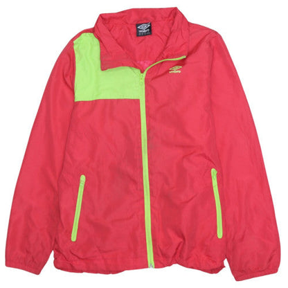 Umbro Girls Pink Lightweight Windbreaker Jacket Size 152cm