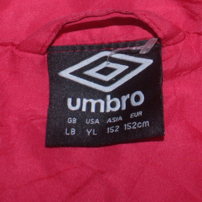 Umbro Girls Pink Lightweight Windbreaker Jacket Size 152cm