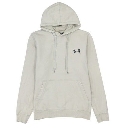 Under Armour Men's Beige Fleece Pullover Hoodie Medium