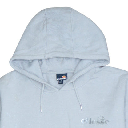 Ellesse Womens Blue Pullover Hoodie UK 20 Relaxed Fit Logo Sweatshirt