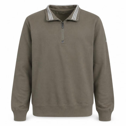 Adidas Men's Brown XL 1/4 Zip Fleece Sweatshirt