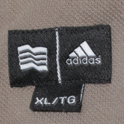 Adidas Men's Brown XL 1/4 Zip Fleece Sweatshirt