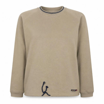 Reebok Women’s Beige XXL Pullover Sweatshirt Cotton Blend Classic Fit