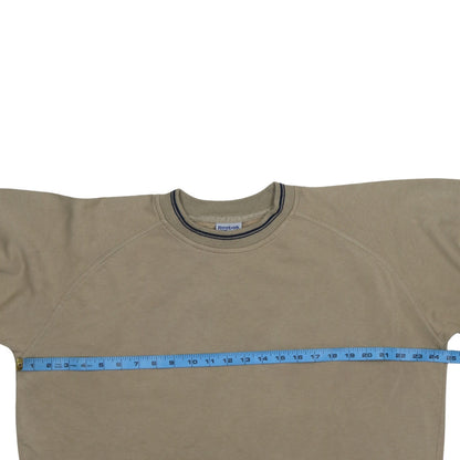 Reebok Women’s Beige XXL Pullover Sweatshirt Cotton Blend Classic Fit