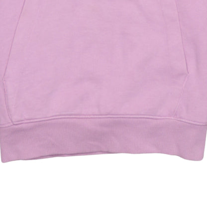 Umbro Womens Pink Hoodie Small Logo Tape Sleeve Pullover
