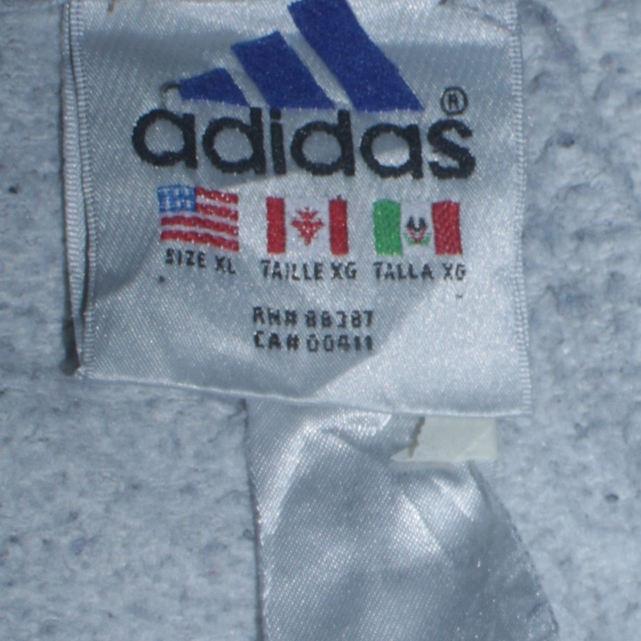 Adidas Men's Grey XL Sweatpants with Pockets