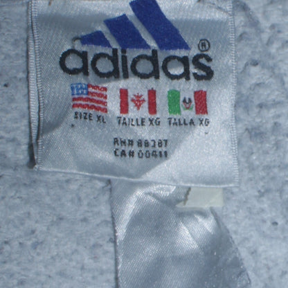 Adidas Men's Grey XL Sweatpants with Pockets