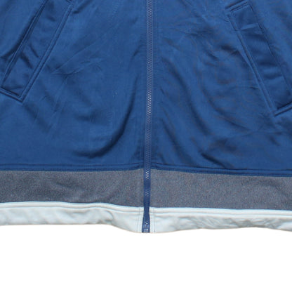 Nike Men's Blue L Track Jacket Full Zip Colourblock Sportswear