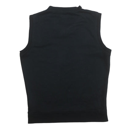 Adidas Men's Black Sleeveless V-Neck Sports Vest Sweatshirt M