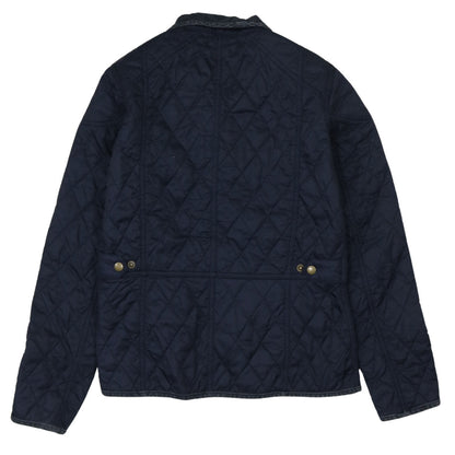 Barbour Womens Navy Quilted Jacket UK 12 Medium Casual Outdoor Coat