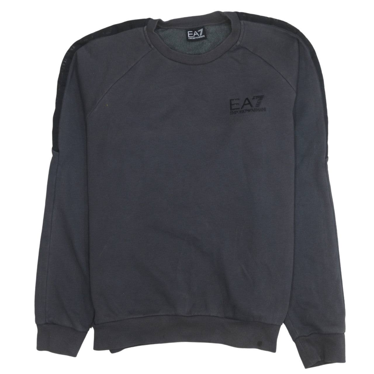 Emporio Armani EA7 Men's Black Crew Neck Sweatshirt Size M