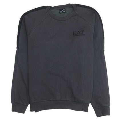 Emporio Armani EA7 Men's Black Crew Neck Sweatshirt Size M