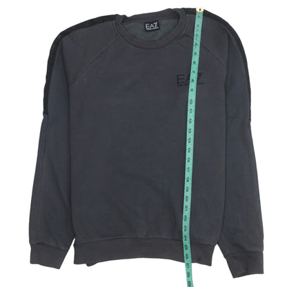 Emporio Armani EA7 Men's Black Crew Neck Sweatshirt Size M