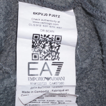 Emporio Armani EA7 Men's Black Crew Neck Sweatshirt Size M