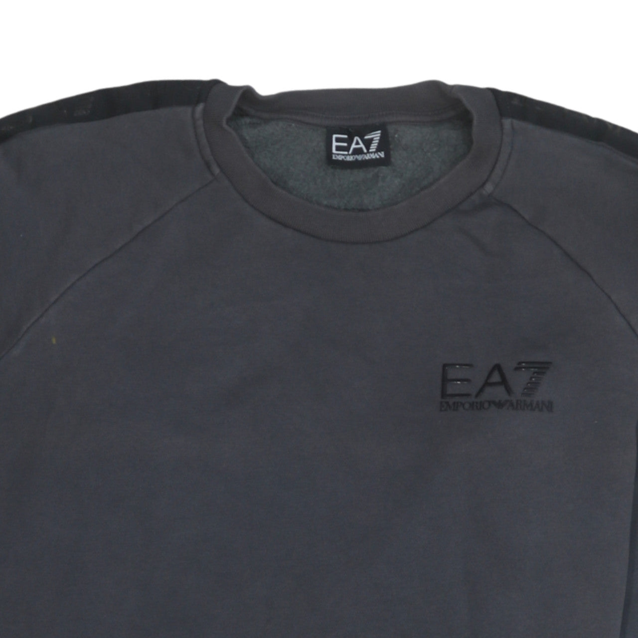 Emporio Armani EA7 Men's Black Crew Neck Sweatshirt Size M