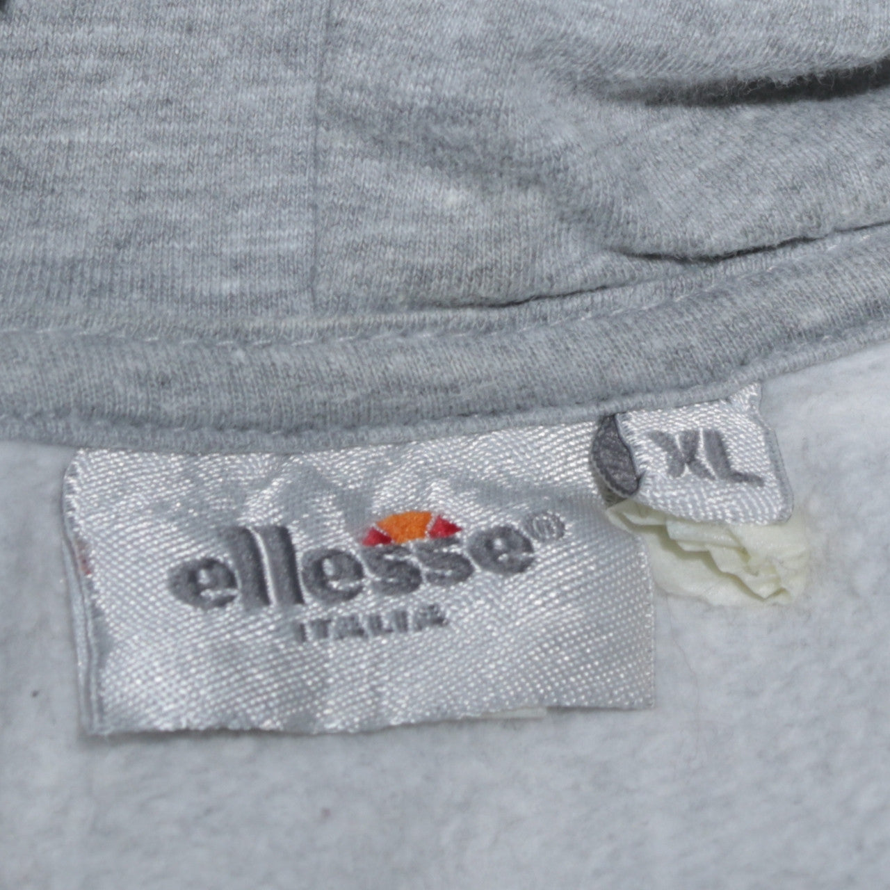 Ellesse Women’s Grey XL Pullover Hoodie with Logo Print