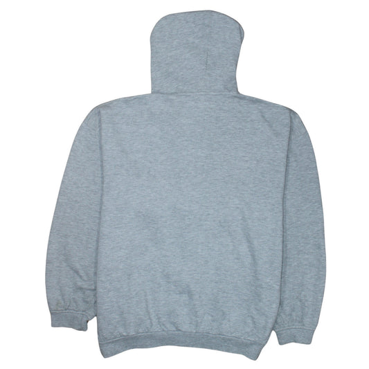 Reebok Women’s Grey Full Zip Hoodie Medium Athletic Dept Logo