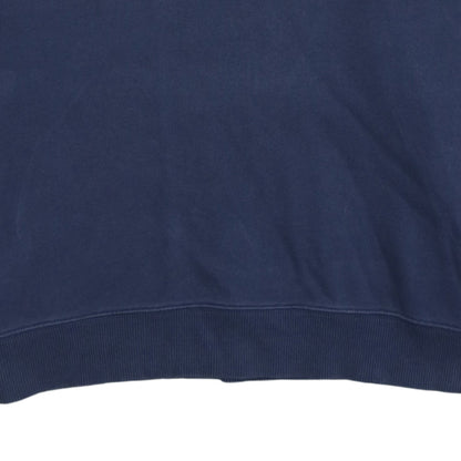 Tommy Hilfiger Womens Navy Blue Pullover Hoodie XL Cotton Logo
