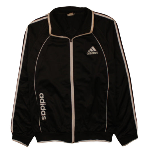 Adidas Men's Black 3XL Track Jacket Full Zip Lightweight Activewear