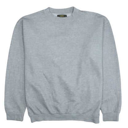 Lee Womens Grey Small Pullover Sweatshirt Classic Fit Casual