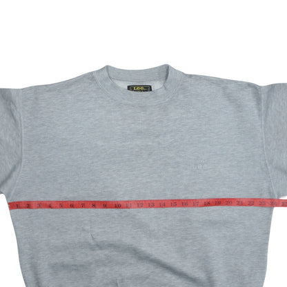 Lee Womens Grey Small Pullover Sweatshirt Classic Fit Casual