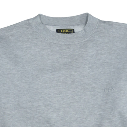 Lee Womens Grey Small Pullover Sweatshirt Classic Fit Casual