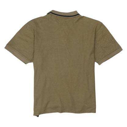 Nike Men’s Brown Cotton Short Sleeve Polo Shirt L