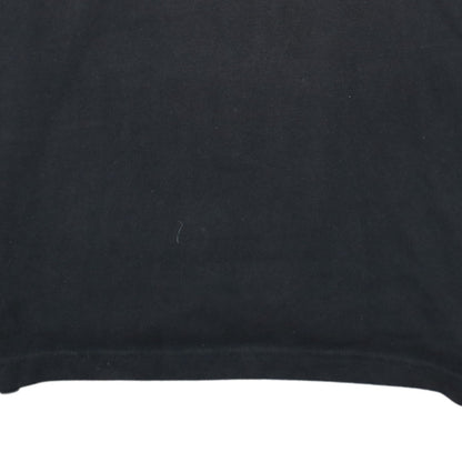 Adidas Men's Black Long Sleeve Collared Sports T-Shirt Size M