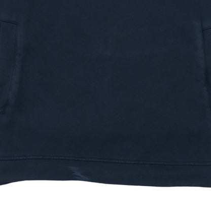 Barbour Men Blue L 1/4 Zip Cotton Sweatshirt Pullover