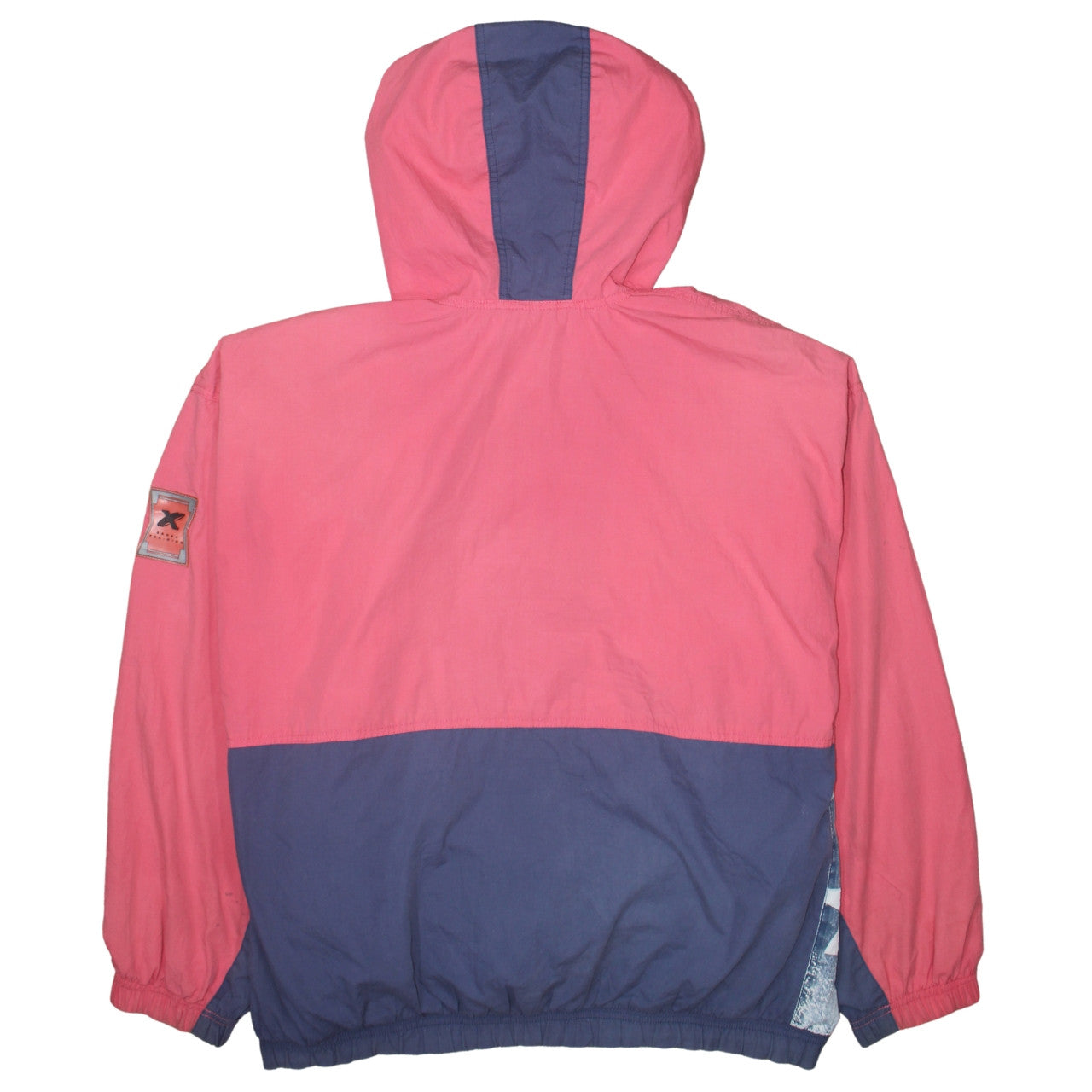 Nike Women’s Pink Cross Training Windbreaker Jacket L Hooded 90s Retro