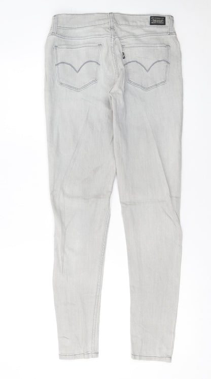 Levi’s Women’s Grey Skinny Jeans W27 L30 Stretch Denim