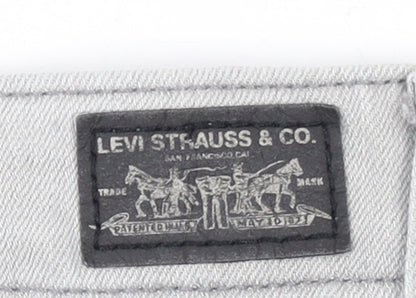 Levi’s Women’s Grey Skinny Jeans W27 L30 Stretch Denim